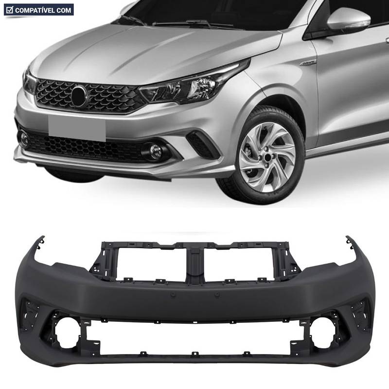 PARACHOQUE DIANTEIRO ARGO 17/22 PRETO LISO - Silva Ramos Acessórios