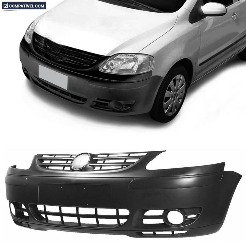 PARACHOQUE DIANTEIRO FOX 03-07 PRETO LISO C-FAROL