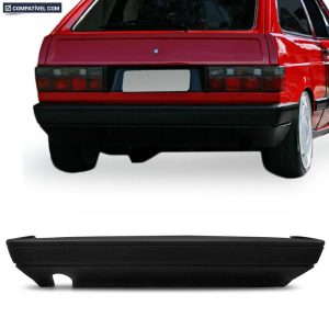 PARACHOQUE TRASEIRO GOL G1 QUADRADO 87/96 PRETO TEXTURIZADO