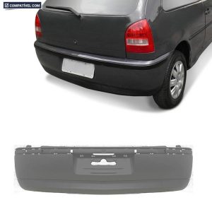 PARACHOQUE TRASEIRO GOL G3 00/05 CINZA TEXTURIZADO