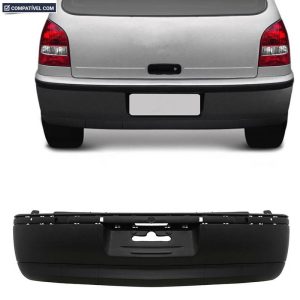 PARACHOQUE TRASEIRO GOL G3 FASE 1 00/05 PRETO LISO PARCIAL