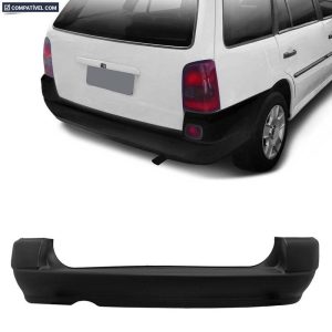 PARACHOQUE TRASEIRO PARATI G2 BOLA 95/99 COM FURO LANTERNA NEBLINA PRETO LISO
