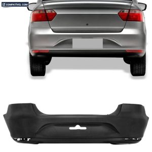 PARACHOQUE TRASEIRO VOYAGE G6/ G7/ G8 13/23 COM FURO REFLETOR PRETO LISO