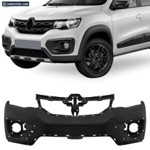 PARACHOQUE DIANTEIRO KWID OUTSIDER 19/22 PRETO LISO