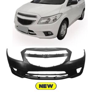 PARACHOQUE DIANTEIRO ONIX JOY 17/19 PRETO LISO COM FURO MILHA