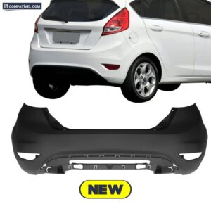 PARACHOQUE TRASEIRO FIESTA HATCH 14/18 TRASEIRO PRETO LISO