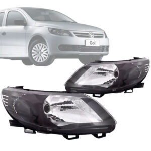 FAROL GOL/ VOYAGE/ SAVEIRO G5 MÁSCARA NEGRA FOCO SIMPLES