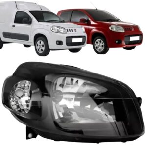 FAROL UNO/ FIORINO VIVACE 10/15 MASCARA NEGRA