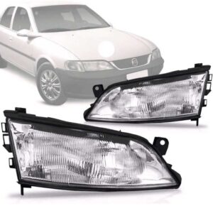 FAROL VECTRA 1997/1999 MASCARA CROMADA IMPORTADO