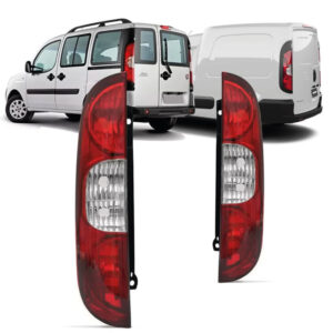 LANTERNA TRASEIRA FIORINO 14/23 DOBLO 09/21 3 FUROS BICOLOR ORIGINAL FITAM