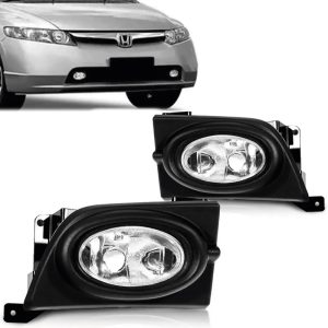 FAROL MILHA CIVIC 07/08 COM GRADE IMPORTADO
