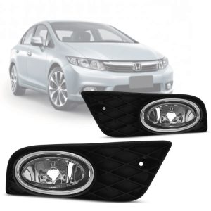 FAROL MILHA CIVIC 12/16 COM FRISO CROMADO