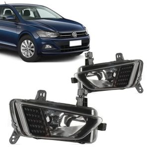 FAROL MILHA POLO/ VIRTUS 18/22 PRETO SEM LED IMPORTADO
