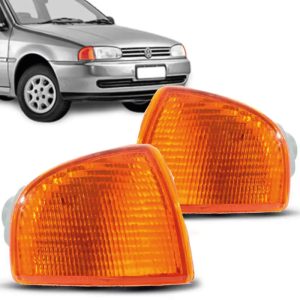 LANTERNA DIANTEIRA GOL/ PARATI/ SAVEIRO G2 BOLA 95/99 MODELO ARTEB AMBAR