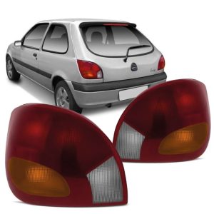LANTERNA TRASEIRA FIESTA HATCH 96/02 TRICOLOR