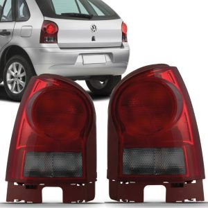 LANTERNA TRASEIRA GOL G4 06/11 CARCACA VERMELHA FUME