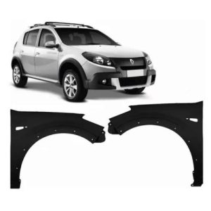PARALAMA SANDERO STEPWAY 08/14 COM FURO MOLDURA IMPORTADO