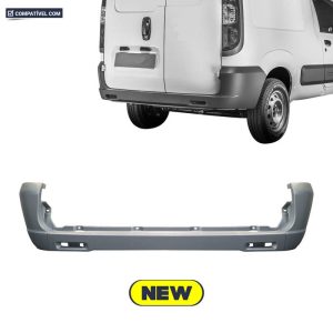 PARACHOQUE TRASEIRO FIORINO 14/21 SEM FURO SENSOR CINZA TEXTURIZADO