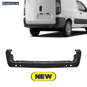 PARACHOQUE TRASEIRO FIORINO 21/25 SEM FURO SENSOR PRETO TEXTURIZADO