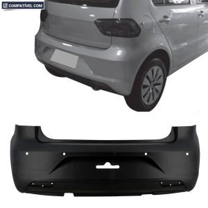 PARACHOQUE TRASEIRO FOX 14/22 COM FURO SENSOR PRETO LISO