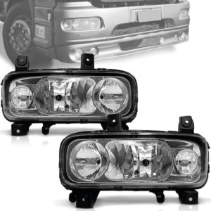 FAROL ATEGO 05/12 COM AUXILIAR LENTE LISA