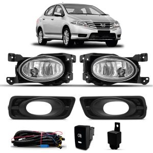 KIT FAROL MILHA CITY 12/14 COM GRADE ARO PRETO