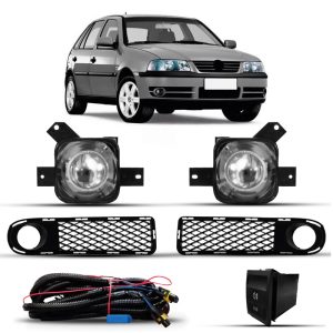 KIT FAROL MILHA GOL 99/03 GIII FASE 1 COM GRADE COM PROJETOR