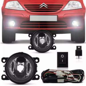 KIT FAROL MILHA C3 09/12 COM BOTÃO UNIVERSAL