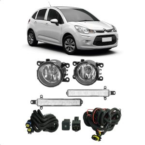 KIT FAROL MILHA C3 13/20 COM LUZ DIURNA