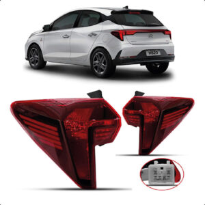 LANTERNA TRASEIRA CANTO HB20 23/26 HATCH SEM LED