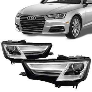 FAROL AUDI A4 17/19 COM XENON IMPORTADO