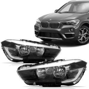 FAROL BMW X1 16/19 FULL LED COM PROJETOR SEM REATOR IMPORTADO