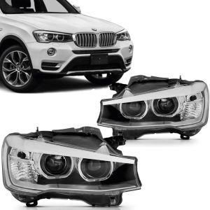FAROL BMW X3 13/16 SEM DIRECIONAL COM ENTRADA XENON SEM REATOR 8 PINOS IMPORTADO