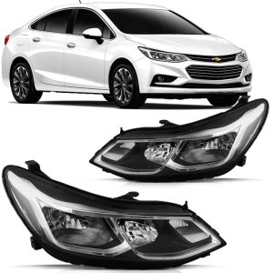 FAROL CRUZE 17/24 LTZ ELETRICO COM MOTOR COM LED IMPORTADO