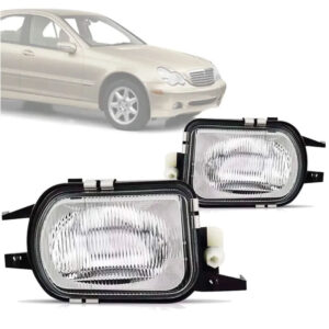 FAROL MILHA C180 00/02 LENTE RAIADA