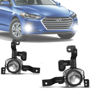 FAROL MILHA ELANTRA 17/18 COM SUPORTE IMPORTADO