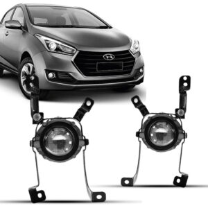 FAROL MILHA HB20 16/19 HB20S COM SUPORTE