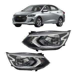 FAROL ONIX 20/25 ELETETRICO COM MOTOR SEM LED SEM PROJETOR MASCARA CROMADA IMPORTADO