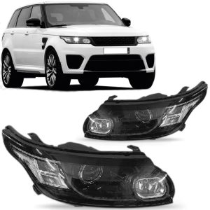 FAROL RANGE ROVER 14/18 SPORT BLACK COM XENON 8 PINOS IMPORTADO