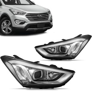 FAROL SANTA FE 14/16 MANUAL/ELETRICO COM PROJETOR COM LED SEM XENON IMPORTADO