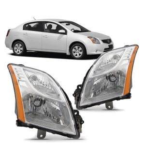 FAROL SENTRA 10/13 CROMADO IMPORTADO