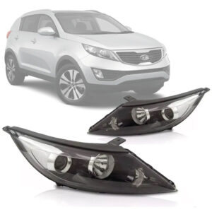 FAROL SPORTAGE 17/19 MANUAL COM PROJETOR SEM LED IMPORTADO