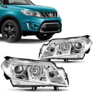 FAROL VITARA 16/19 ELETRICO COM MOTOR CROMADO IMPORTADO