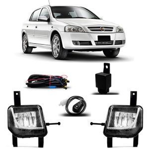 KIT FAROL MILHA ASTRA 03/12 ZAFIRA 05/11 COM BOTÃO UNIVERSAL