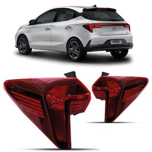 LANTERNA TRASEIRA CANTO HB20 23/26 HATCH SEM LED