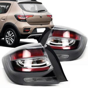 LANTERNA TRASEIRA CANTO SANDERO 20/25 STEPWAY FUME COM LED