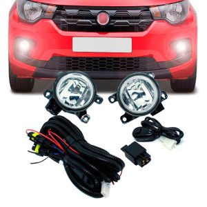 KIT FAROL MILHA MOBI 16/20 SEM GRADE COM BOTÃO UNIVERSAL