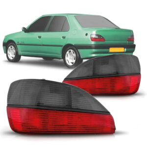 LANTERNA TRASEIRA 306 SEDAN 98/02 FRISO PRETO