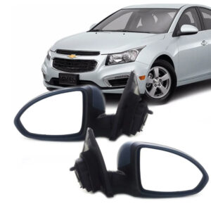 RETROVISOR EXTERNO CRUZE 11/16 ELETRICO CINZA 3 FIOS