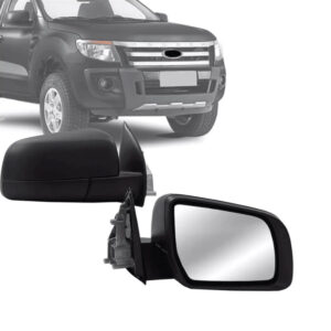 RETROVISOR EXTERNO RANGER 13/23 FIXO PRETO
